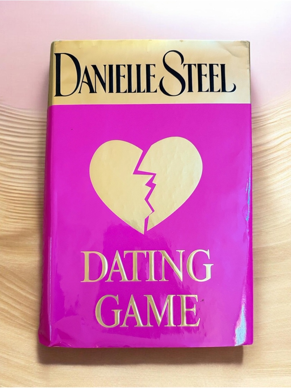 Dating Game Hardcover - Pink and Gold